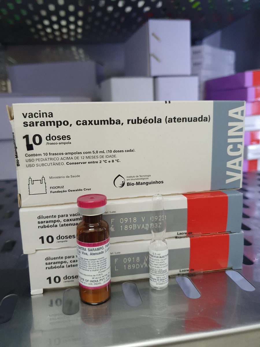 Vacina contra o sarampo está disponível para crianças de seis a 11 meses nas UBS de Brusque