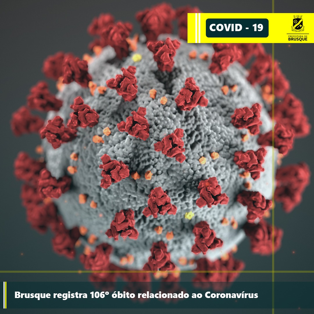 Brusque registra 106º óbito relacionado ao Coronavírus