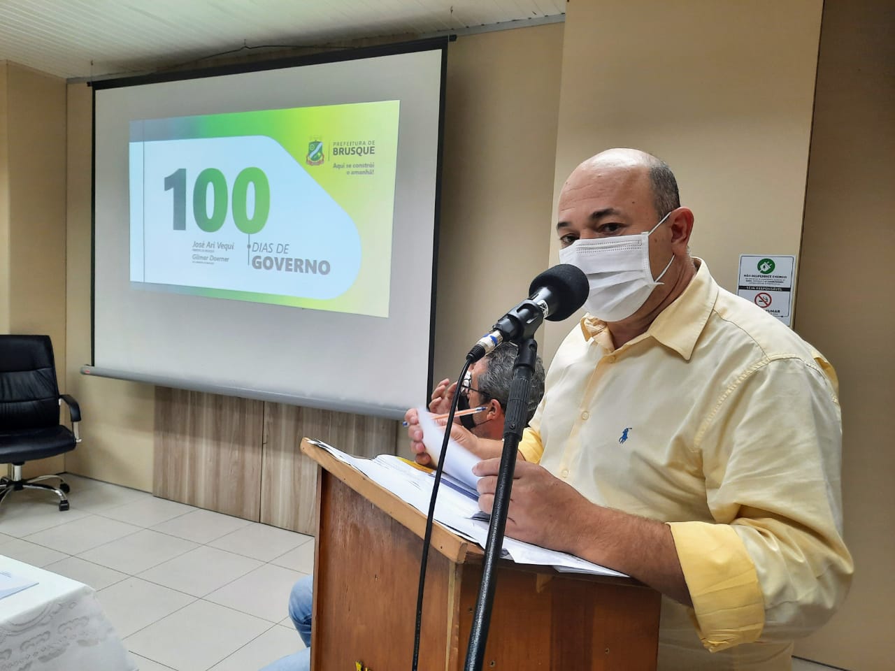 Prefeito de Brusque apresenta ações dos 100 dias de governo