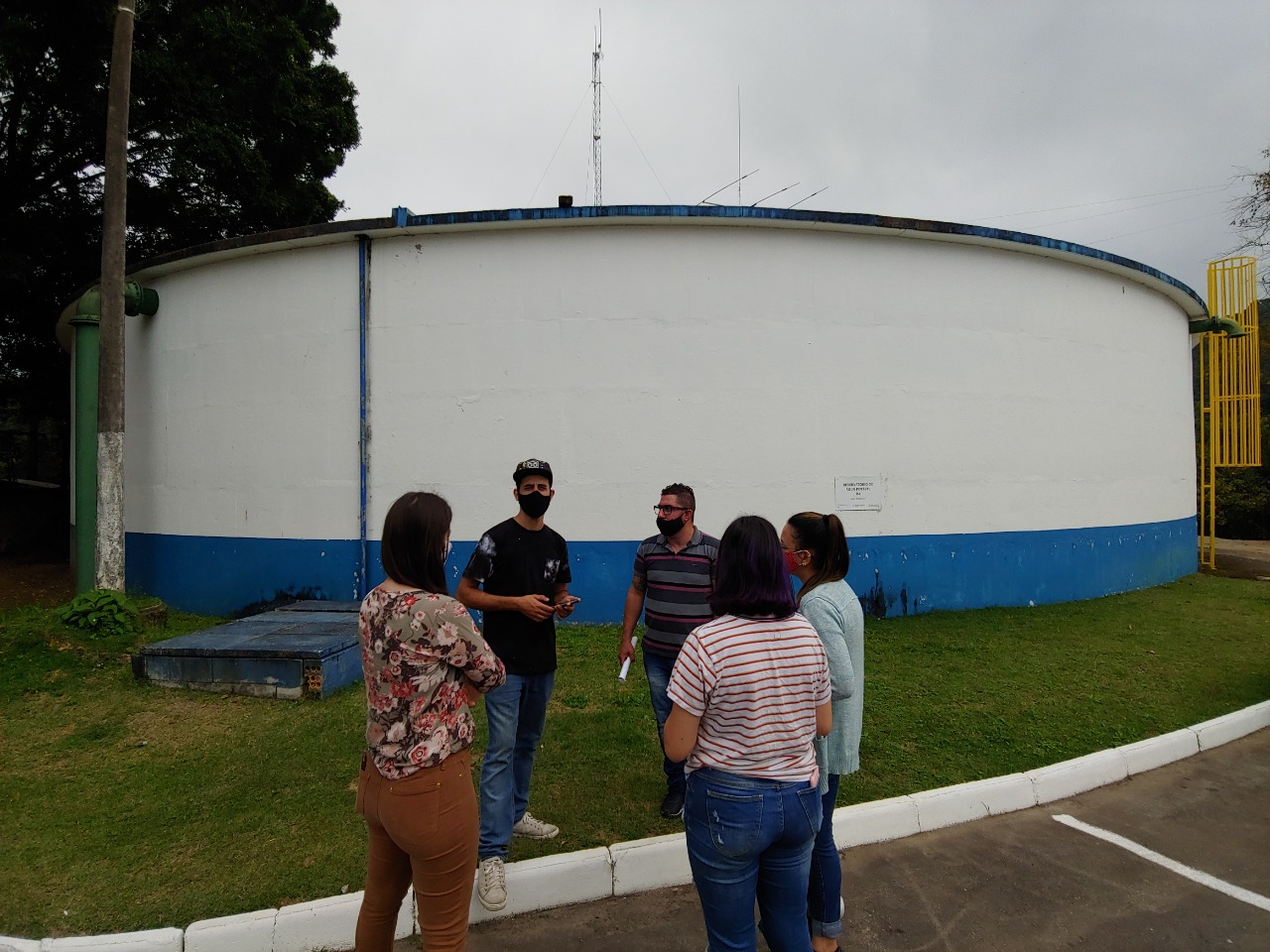 Samae Brusque planeja grafitar reservatório do Parque Leopoldo Moritz