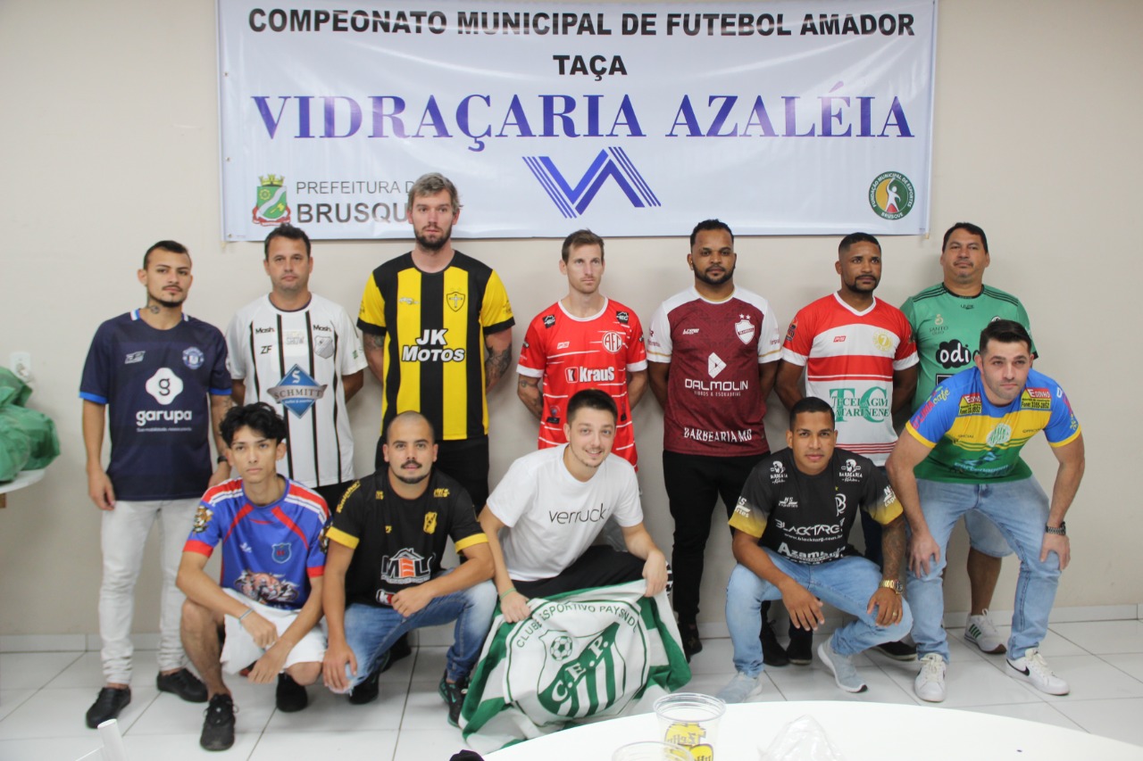 A bola vai rolar: Prefeitura de Brusque faz lançamento oficial do Campeonato Municipal de Futebol Amador – Taça Vidraçaria Azaleia