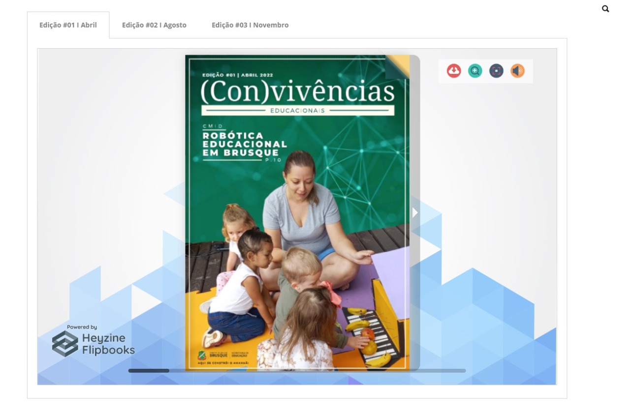 Revista digital apresenta experiências bem sucedidas na Educação de Brusque