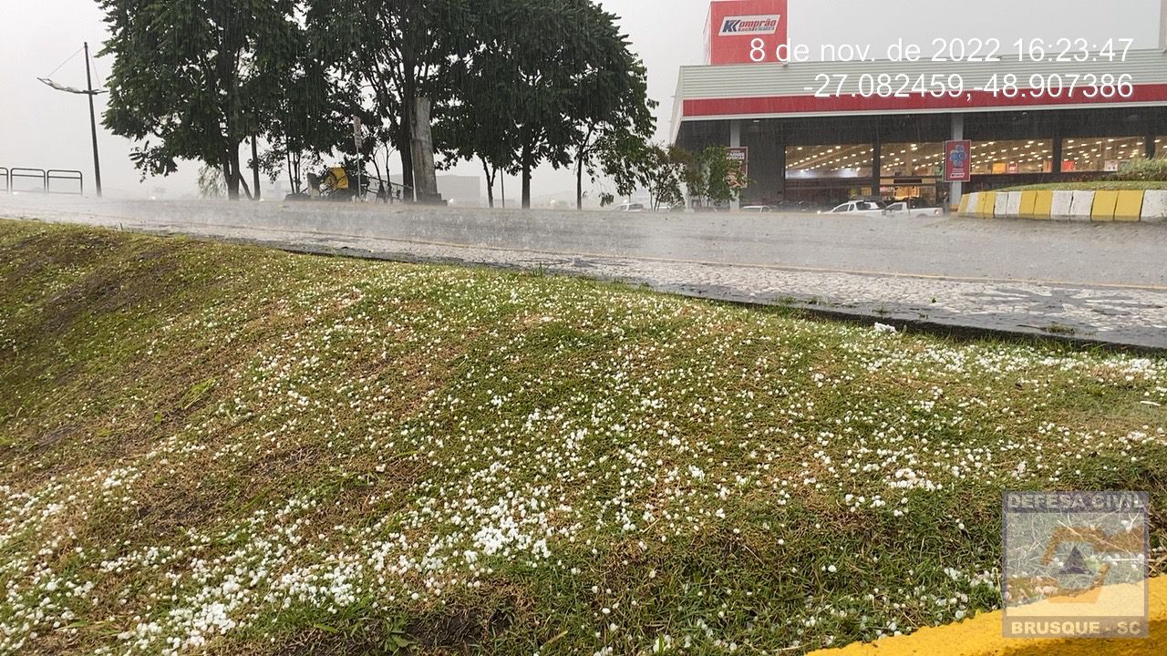 Defesa Civil divulga boletim das chuvas em Brusque