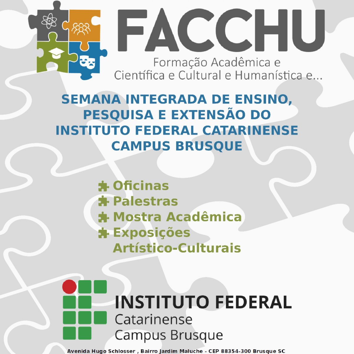 IFC Brusque realiza Semana Integrada FACCHU