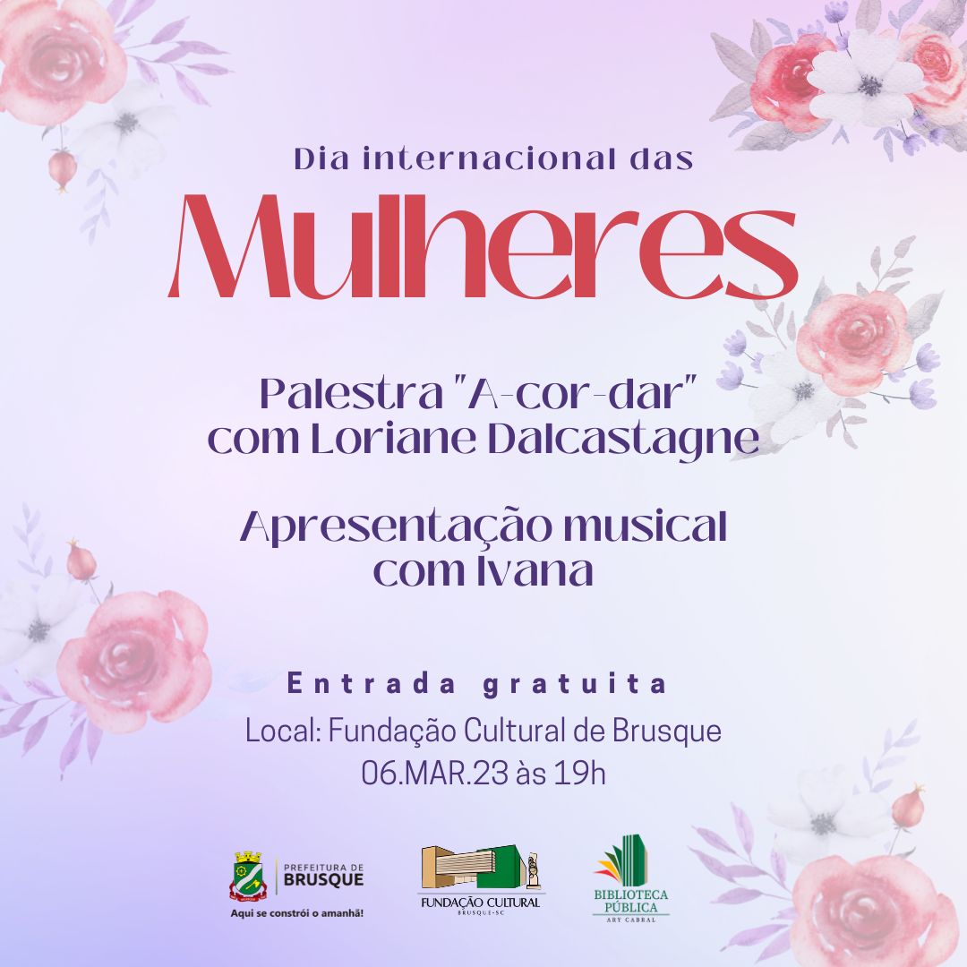 Fundação Cultural promove palestra em alusão ao Dia da Mulher