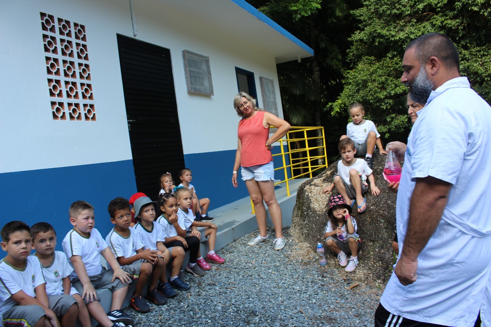 Dia da Água: ETA Ribeirão do Mafra recebe visita de alunos da EEF Adelina Zierke